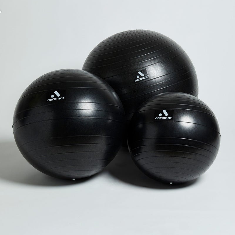 Aeromat ECO-WISE Aeromat Fitness Ball - 55cm - Black - Image 4